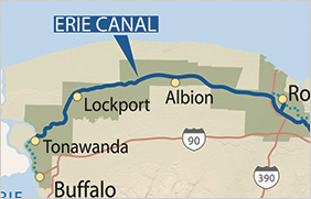 Erie Canalway Map
